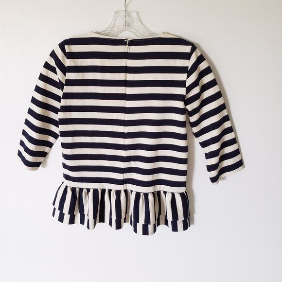 J. Crew Striped Ruffle Top - Picture 6 of 8